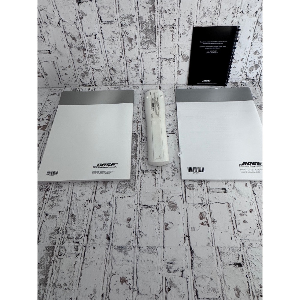 Bose RC38T1-27 Remote Control with Lifestyle 38 48 Manuals and uMusic Guide - Picture 6 of 12